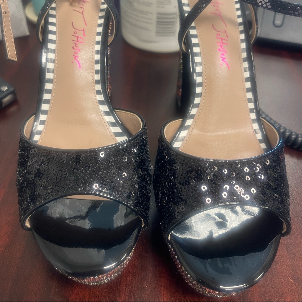 Betsey Johnson Plaid Heels